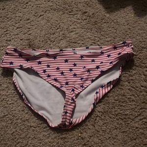 Red white and blue swimsuit bottoms